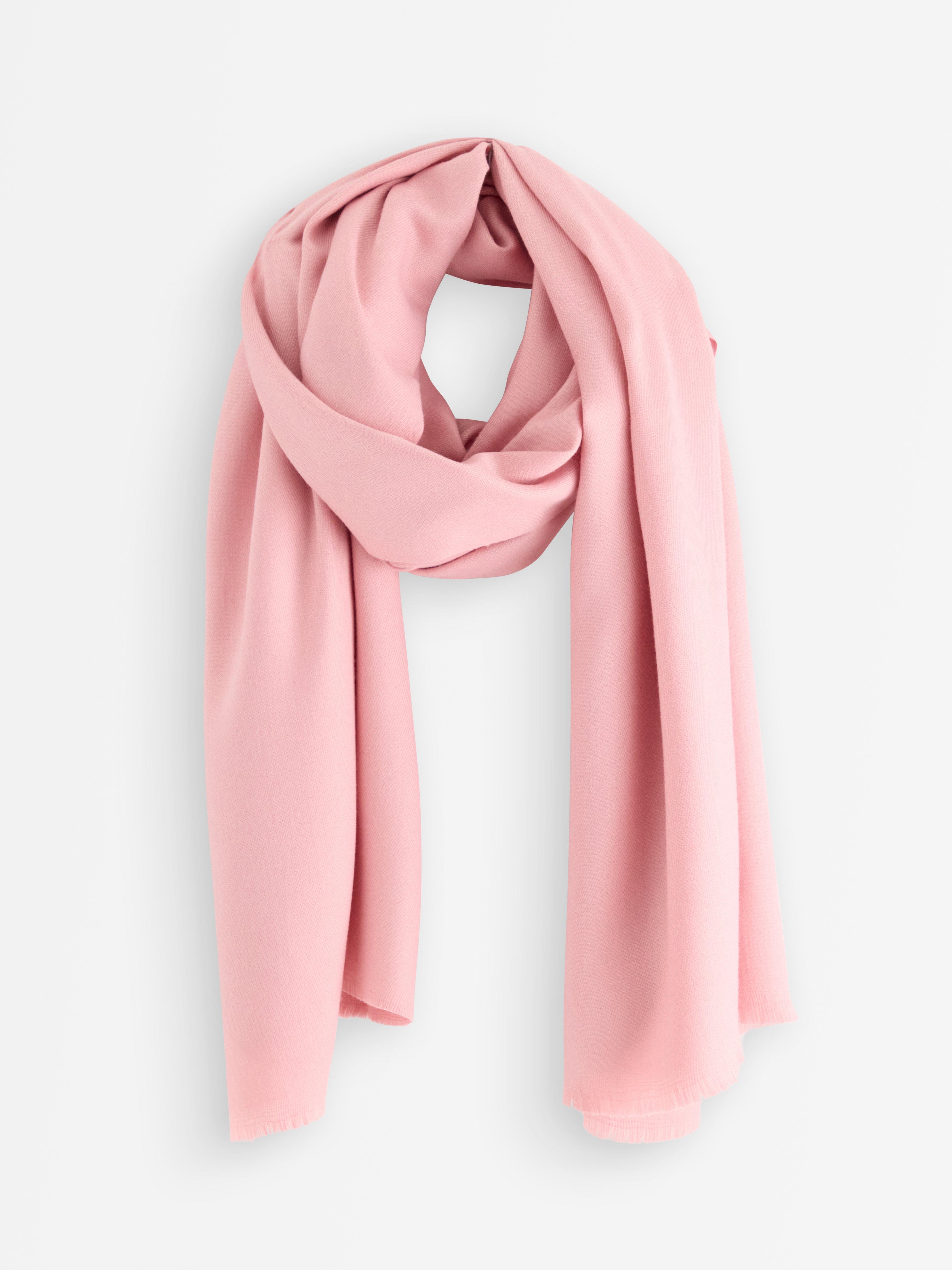 Bufanda grande color rosa empolvado