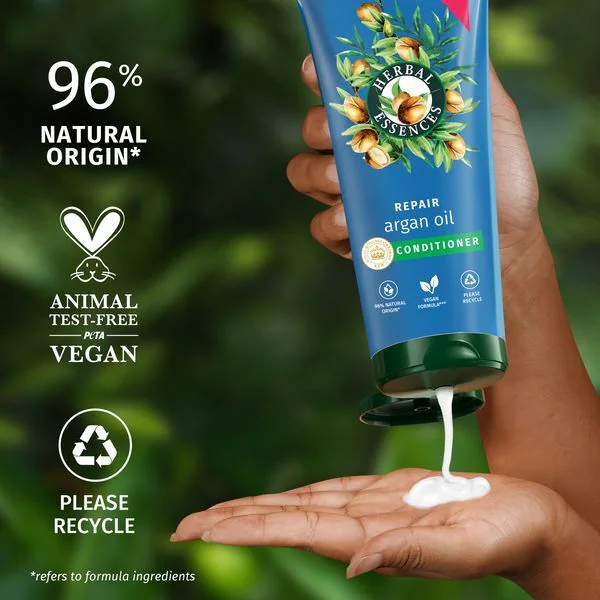 Kit riparatore Herbal Essences all'olio di argan con maschera nutriente