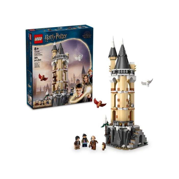 LEGO Harry Potter 76430 La volière du château de Poudlard Cadeaux Jouets Objets de collection 8+