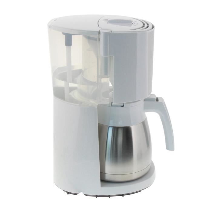 Cafetière MELITTA Enjoy Top Therm Blanc/Inox - AromaSelector® - 15 tasses - Filtre