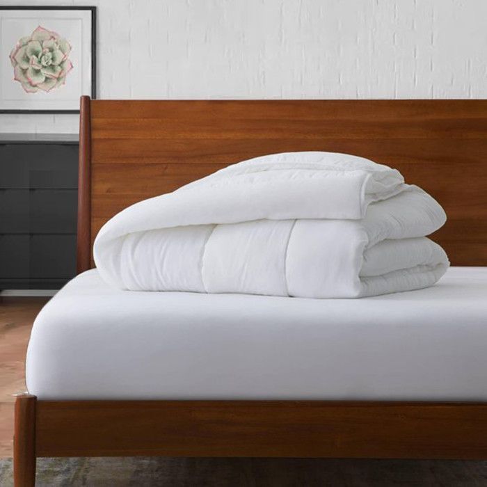 ALPES BLANC - Edredón ecológico de verano 200 g/m² 240x220 cm - Funda 100% algodón orgánico - Transpirable, ligero y duradero - Fabricado en Francia