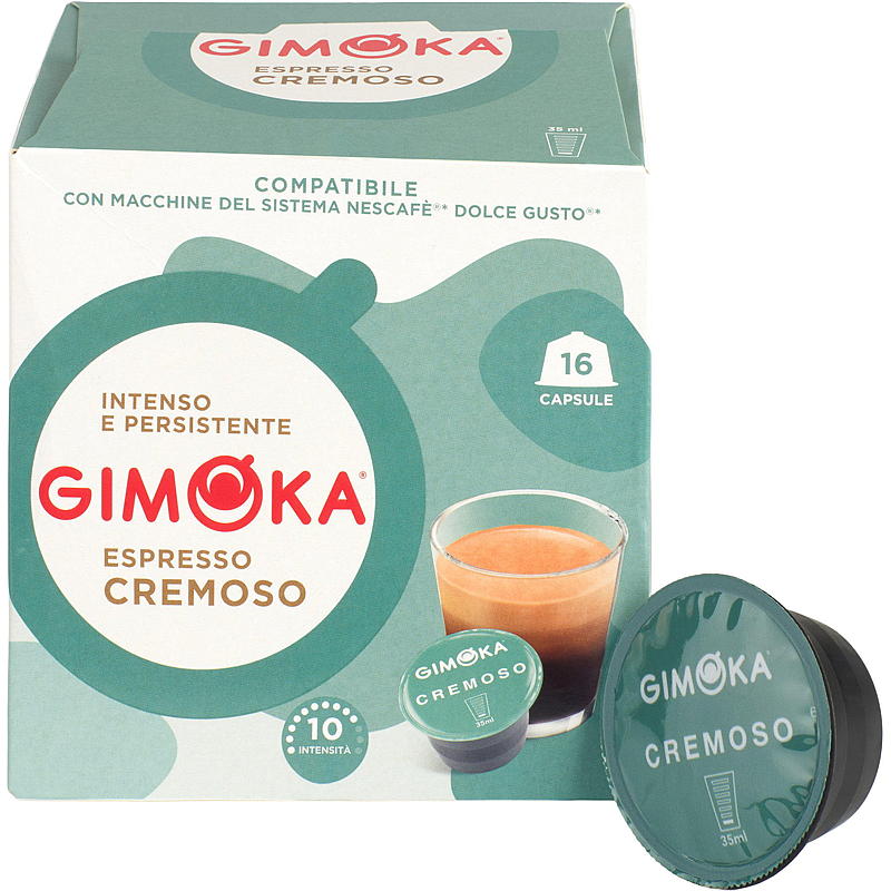 Capsules de café Gimoka, paquet de 16 Gimoka Espresso Cremoso