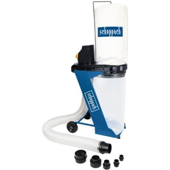Aspiradora de taller de 75 L - SCHEPPACH - DC500 - 550 W - 1150 m³/h - 6 adaptadores