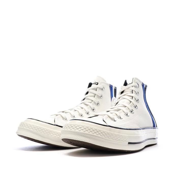 Converse Chuck 70 Herren-Sneaker, weiß/marineblau