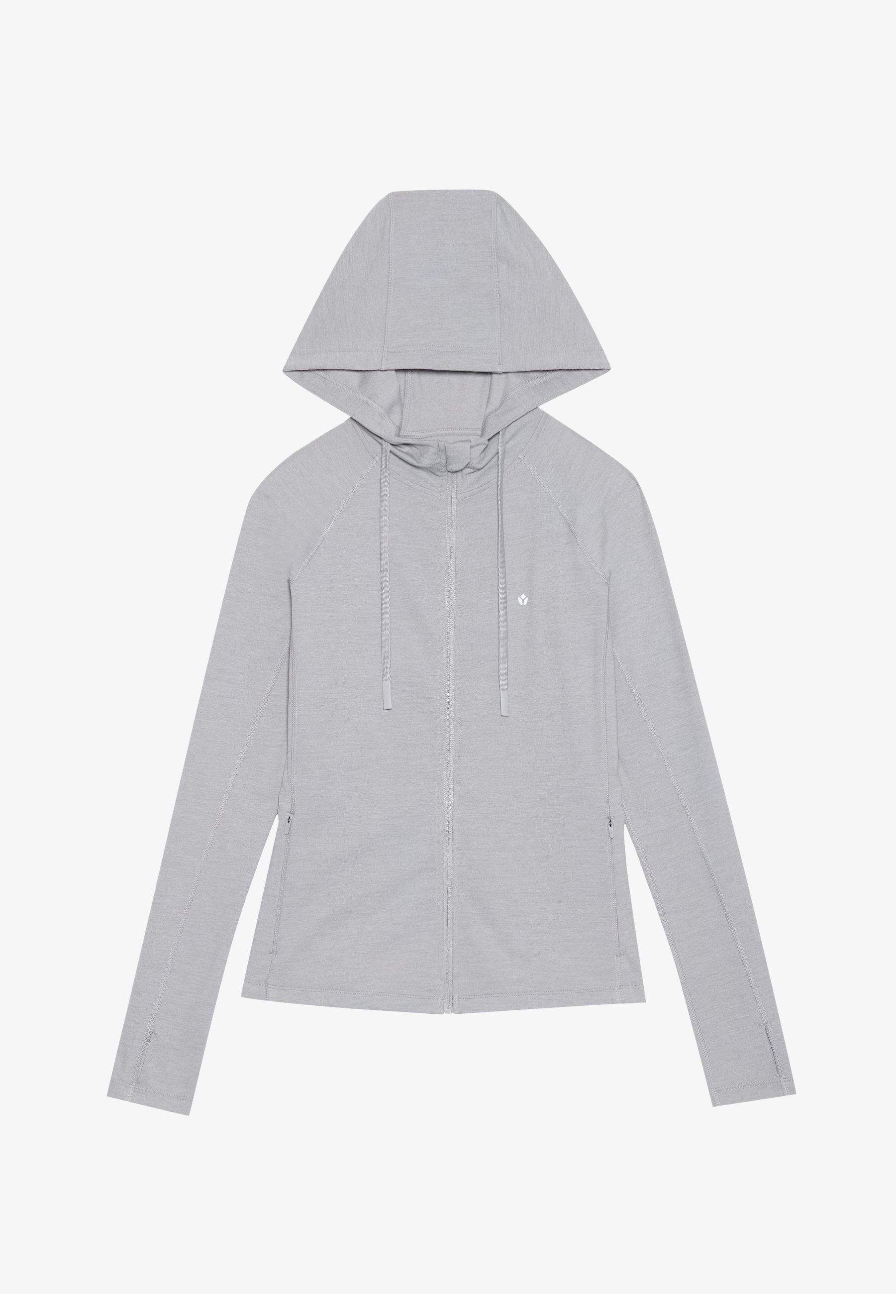 Even&Odd active ZIP UP SPORTS SWEAT WITH HOOD - Genser med glidelås - marinblå