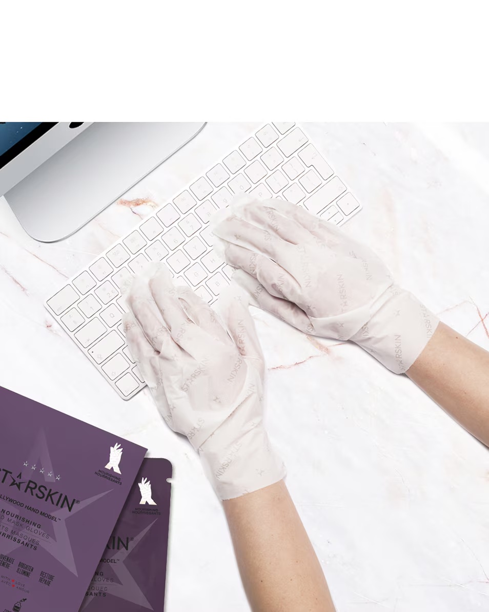 Θρεπτικά γάντια μάσκας χεριών STARSKIN ESSENTIALS HOLLYWOOD HAND MODEL™