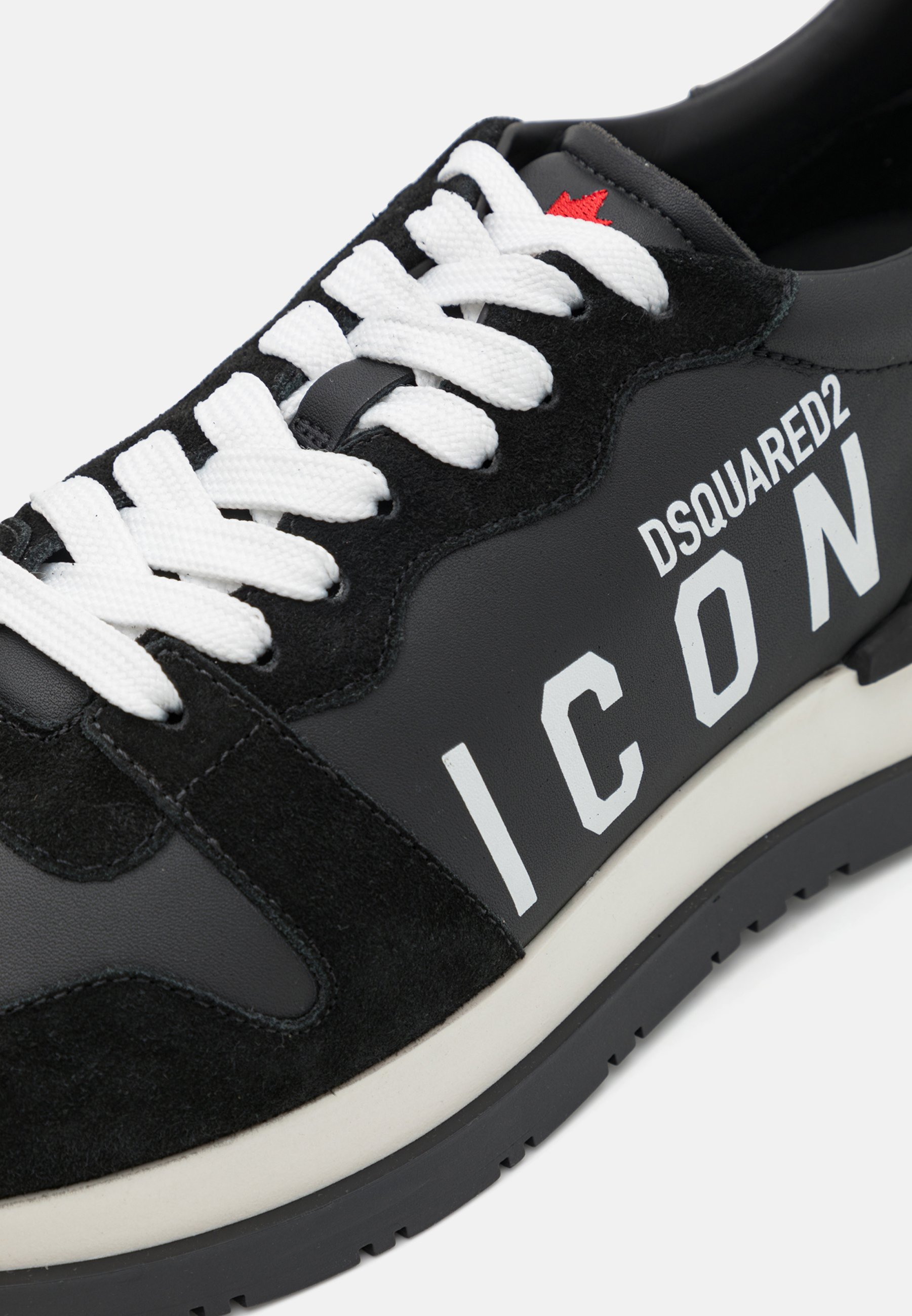 DSQUARED2 ICON Sneaker - schwarz/weiß/rot