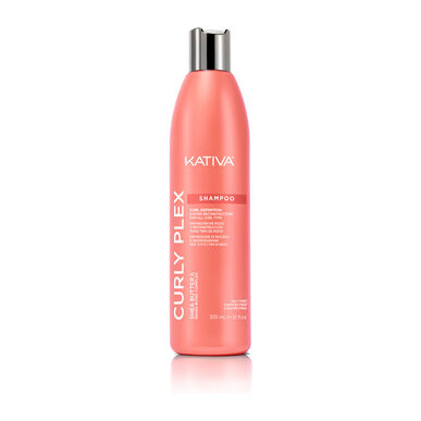 Kativa Curly Plex-sjampo - Krølledefinisjon og gjenoppbygging 355 ml
