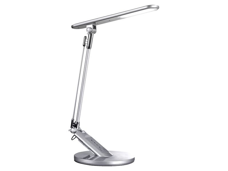 Lampka  biurkowa Optimum LED ze zmienną barwą światła srebrna