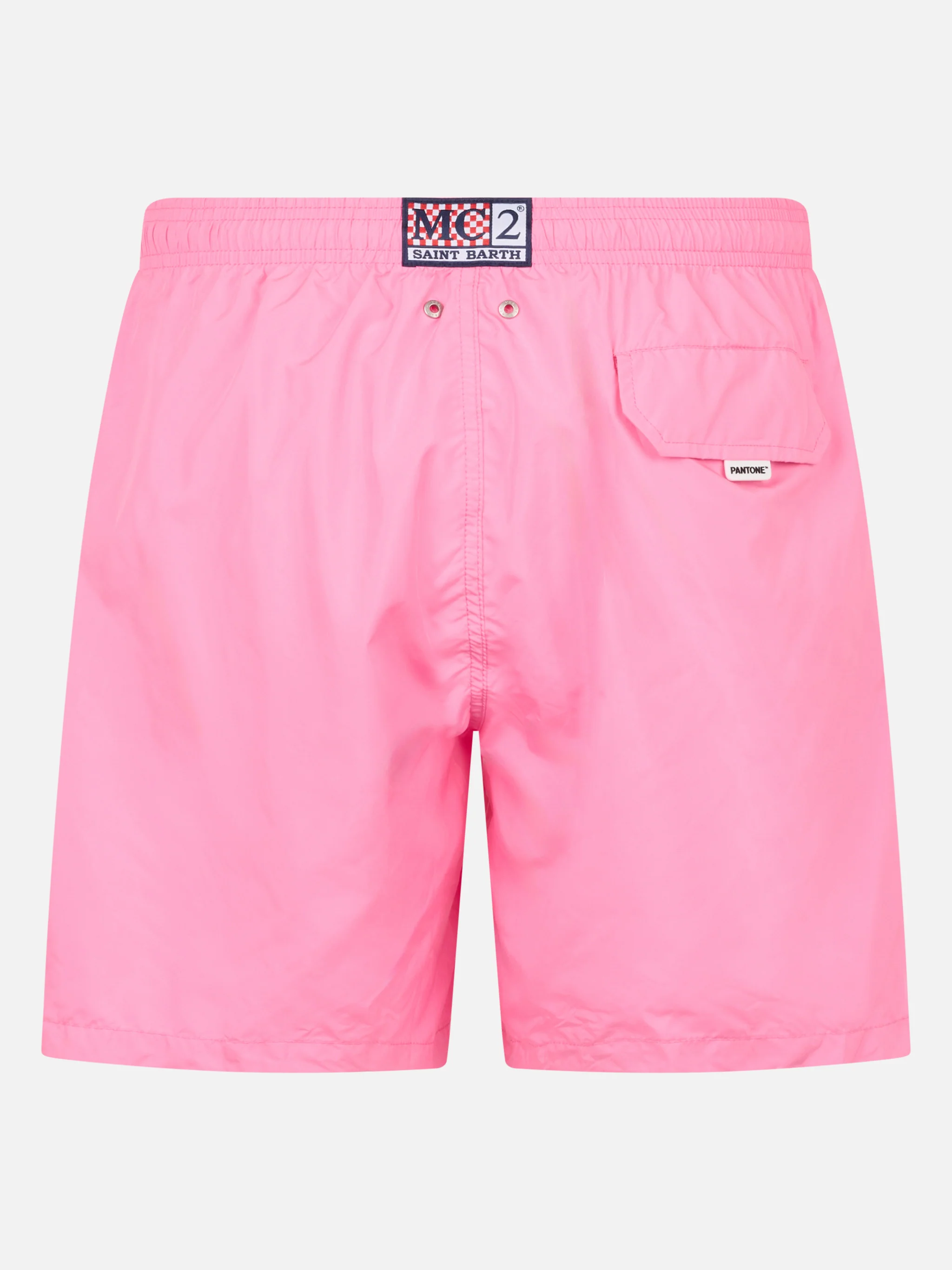 Costume da bagno da uomo in tessuto leggero rosa Lighting Pantone | ED