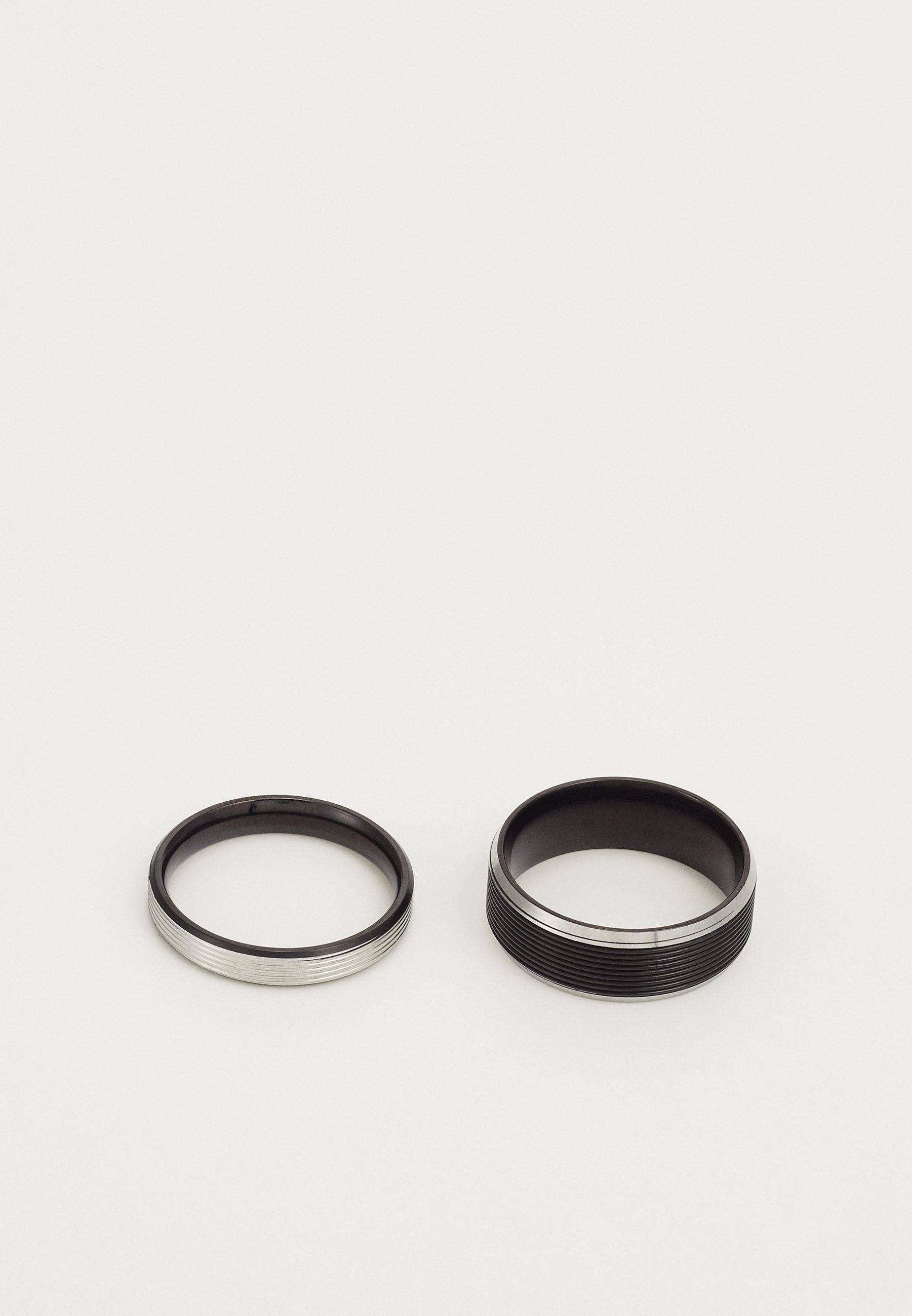 ALDO LEGENDADUS RÉSISTANT À L'EAU - Lot de 2 - Bague - grise