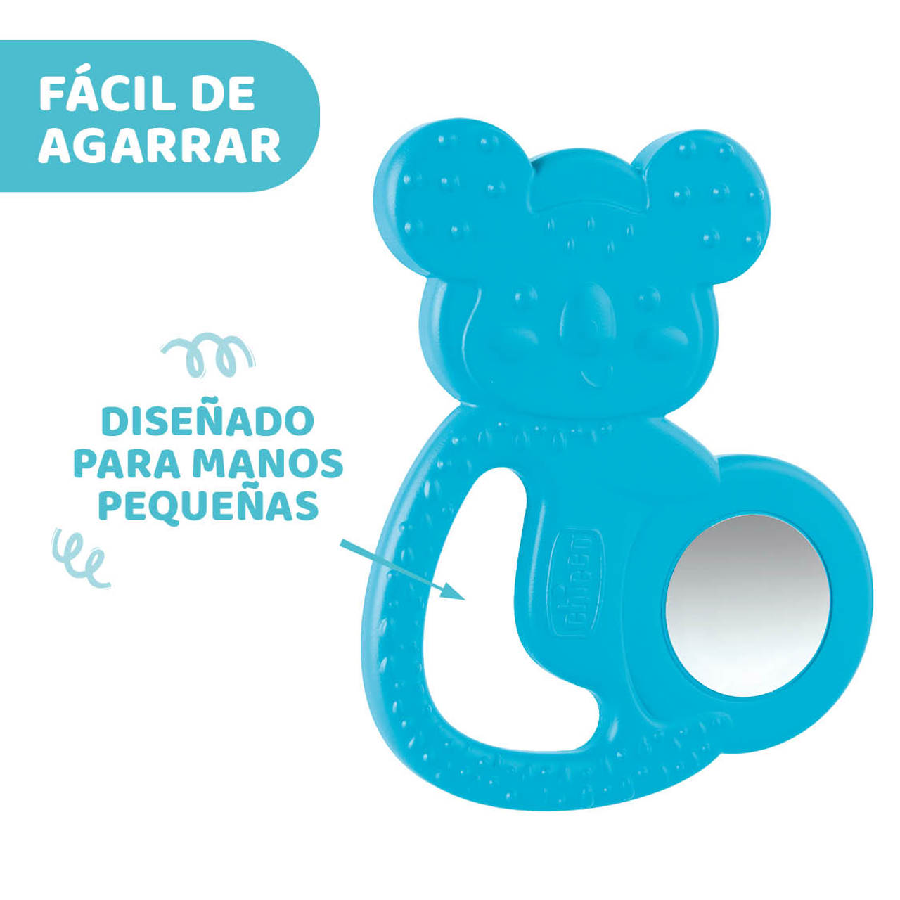 Anneau de dentition rafraîchissant Koala en acier inoxydable