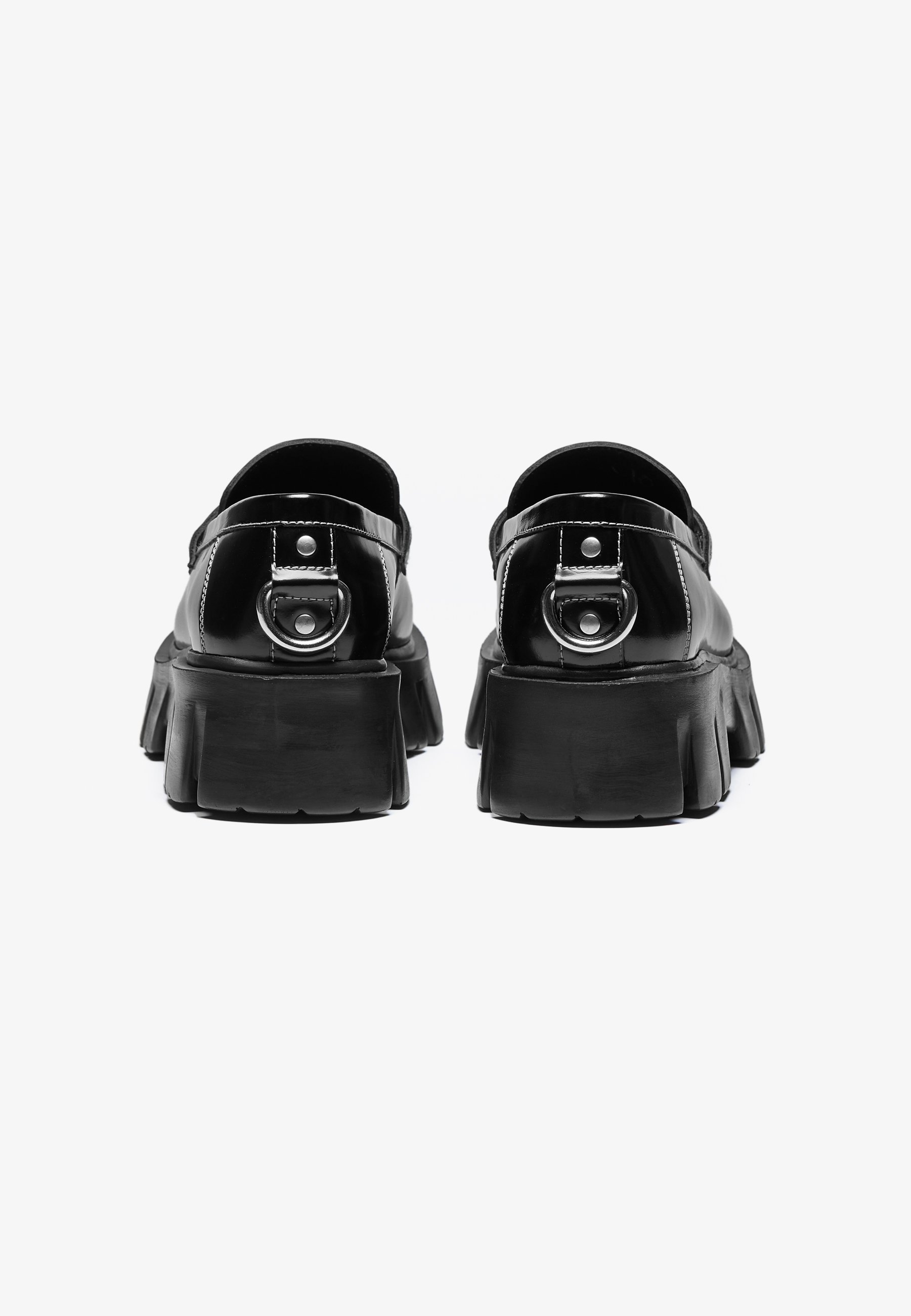 YOURTURN LEATHER UNISEX - Mocassins - Noir
