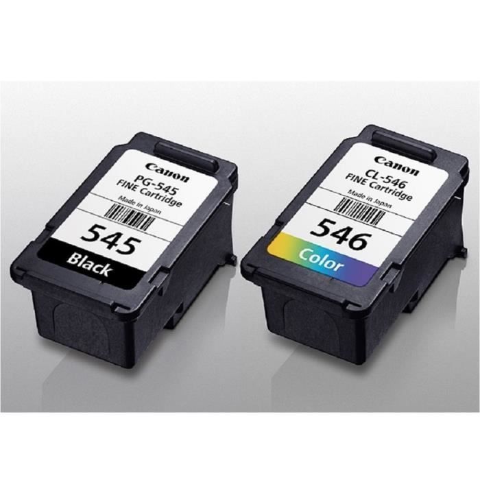 CANON 2-Pack PG545/CL546 Black + Color Ink Cartridges