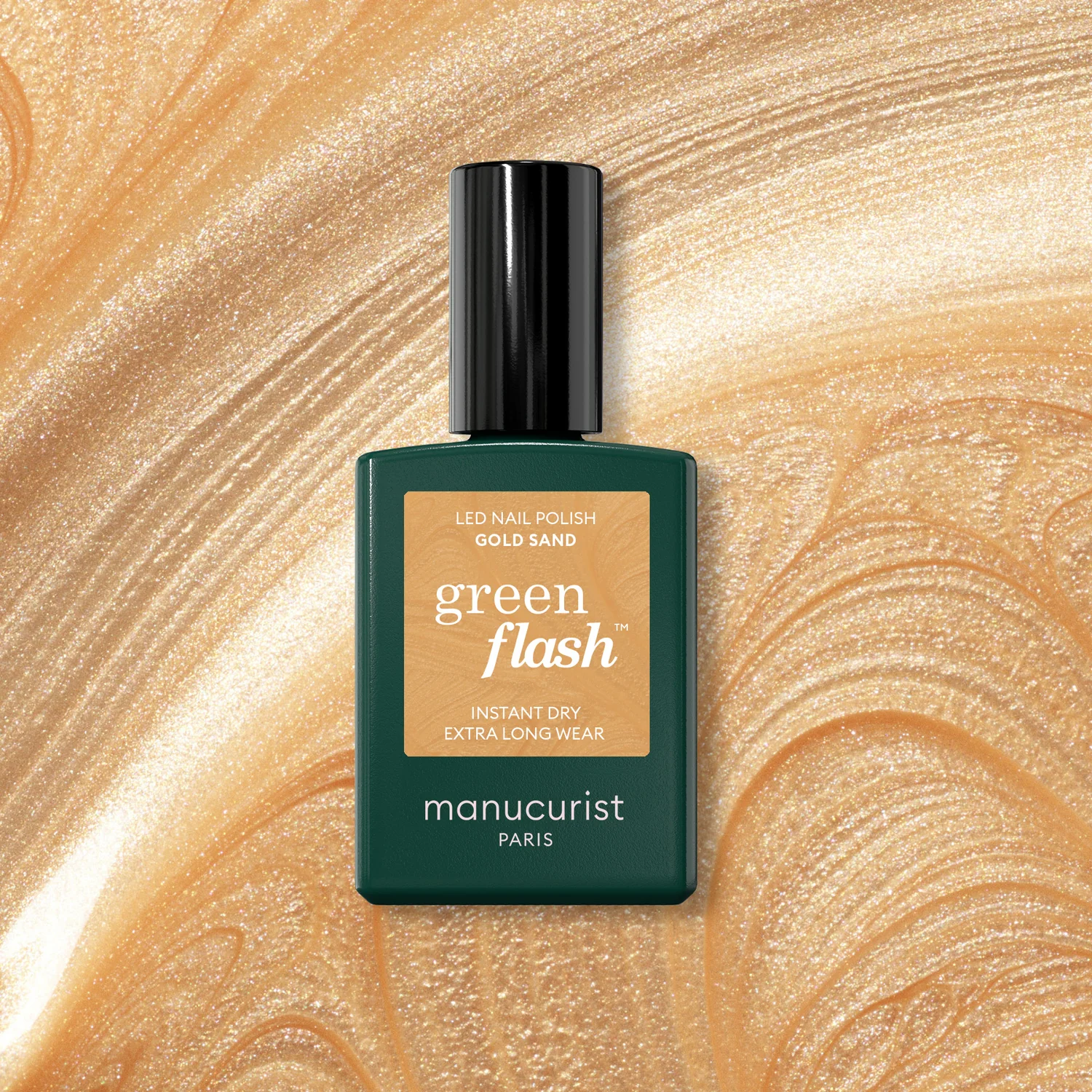 Semi-permanent LED Green Flash™ - 15 ml Gold Sand