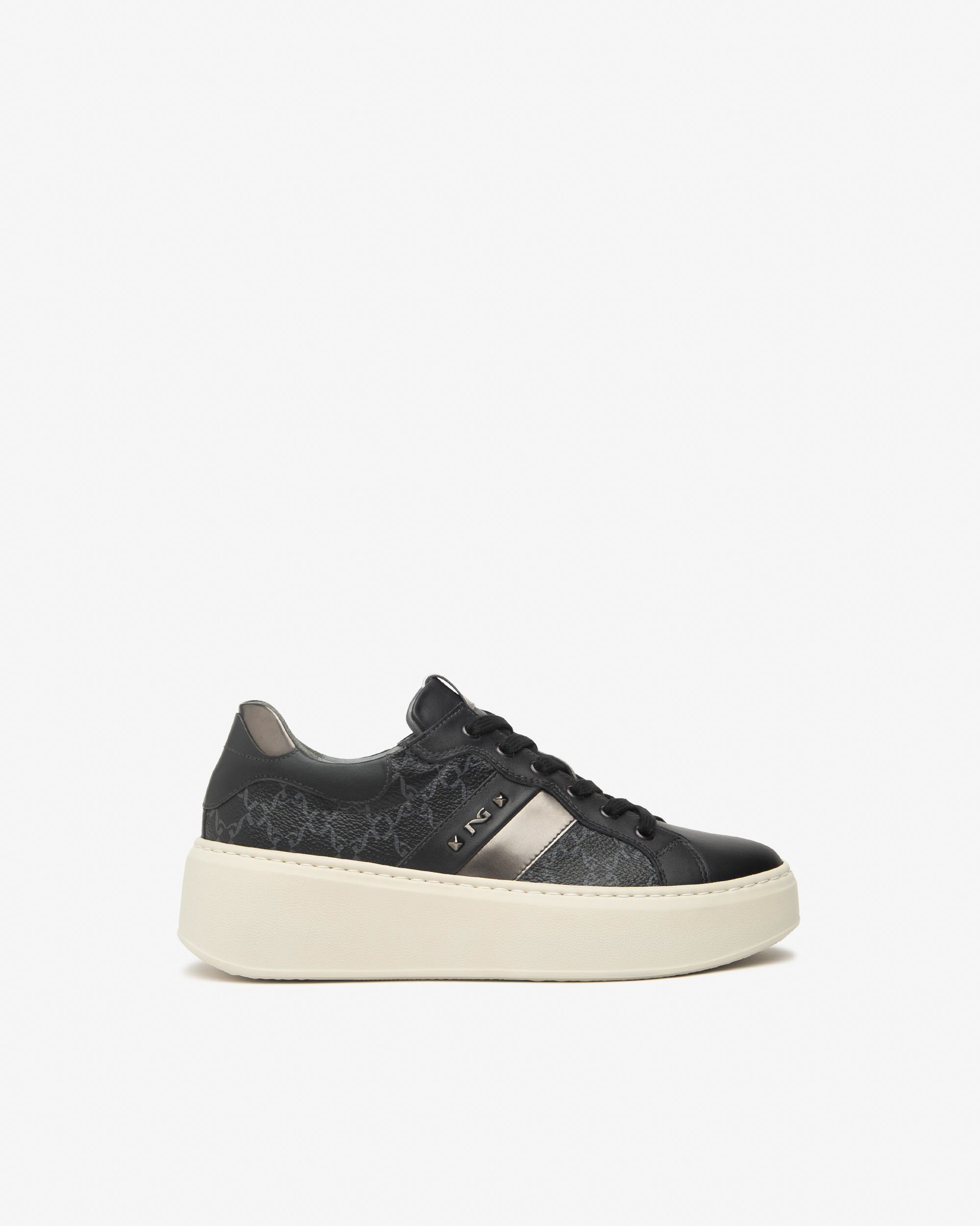  Damen-Sneaker aus Leder, Funktionsmaterialien und Wildleder