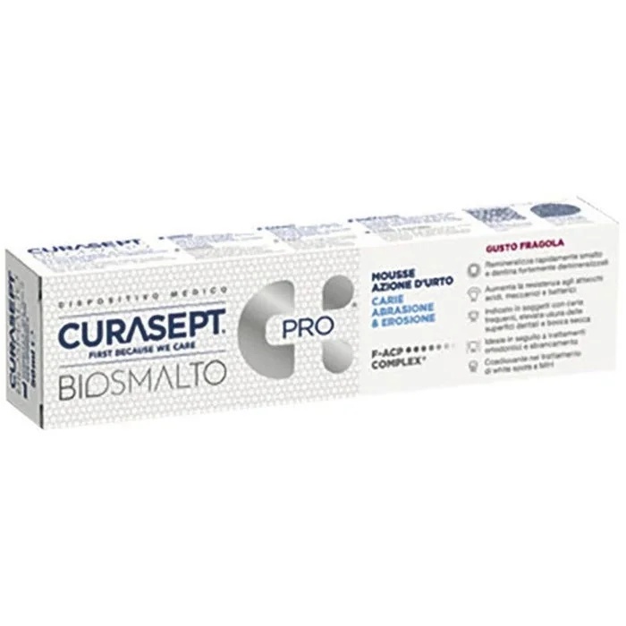 CURASEPT Curasept Biosmalto aardbeienschuim 50 ml