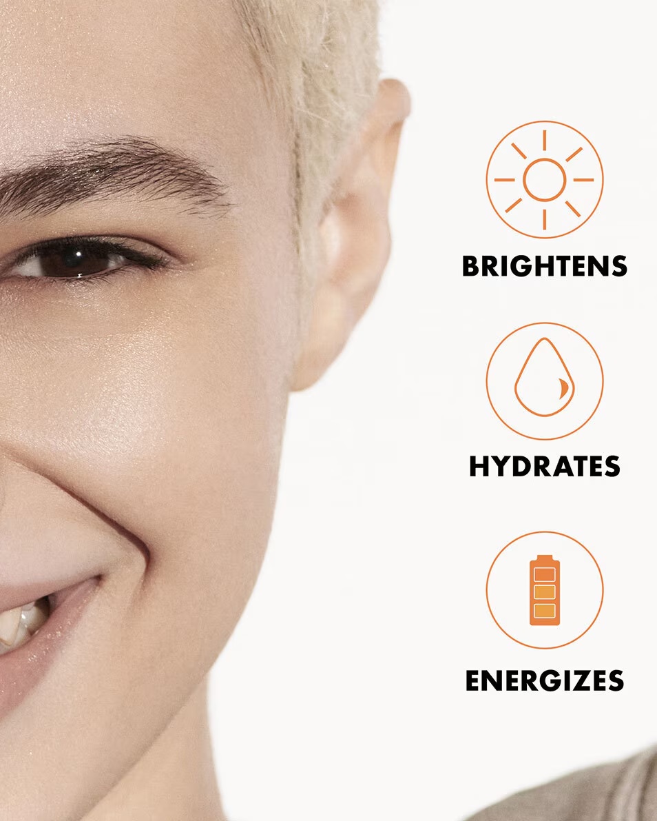 ORIGINS GINZING™ Κρέμα Ματιών με Βιταμίνη C & Νιασιναμίδη για Φωτισμό και Απομάκρυνση Πρηξίματος Ενυδατική Κρέμα Ματιών - Φωτίζει τους Μαύρους Κύκλους
