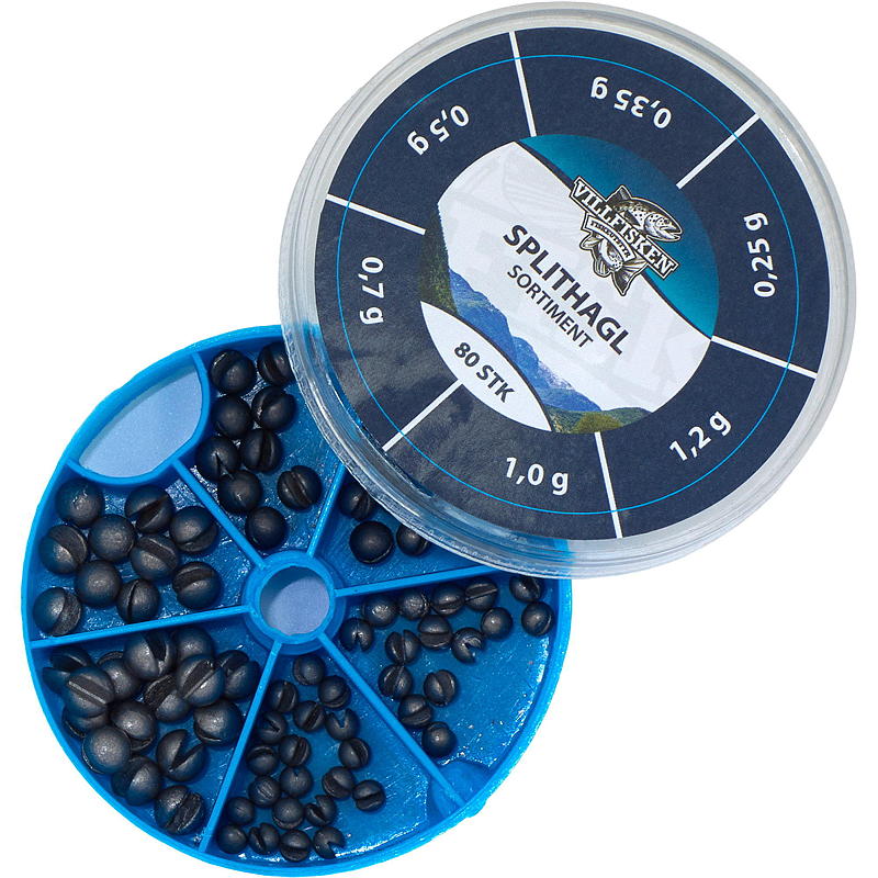 Villfisken Split Shot 0,25-1,2 g, Villfisken
