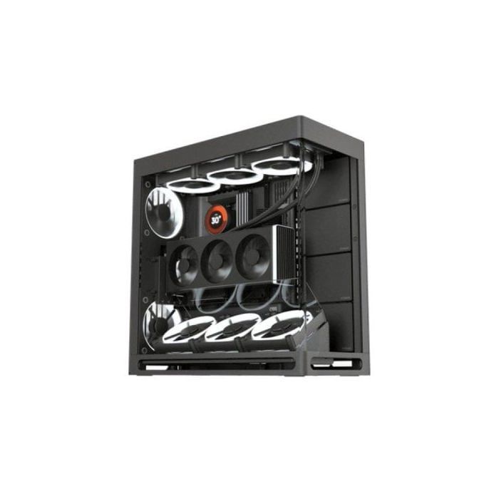 Mid-Tower Case - AEROCOOL - HAVN HS420 VGPU - Black - Tempered Glass - Optimized Cable Management