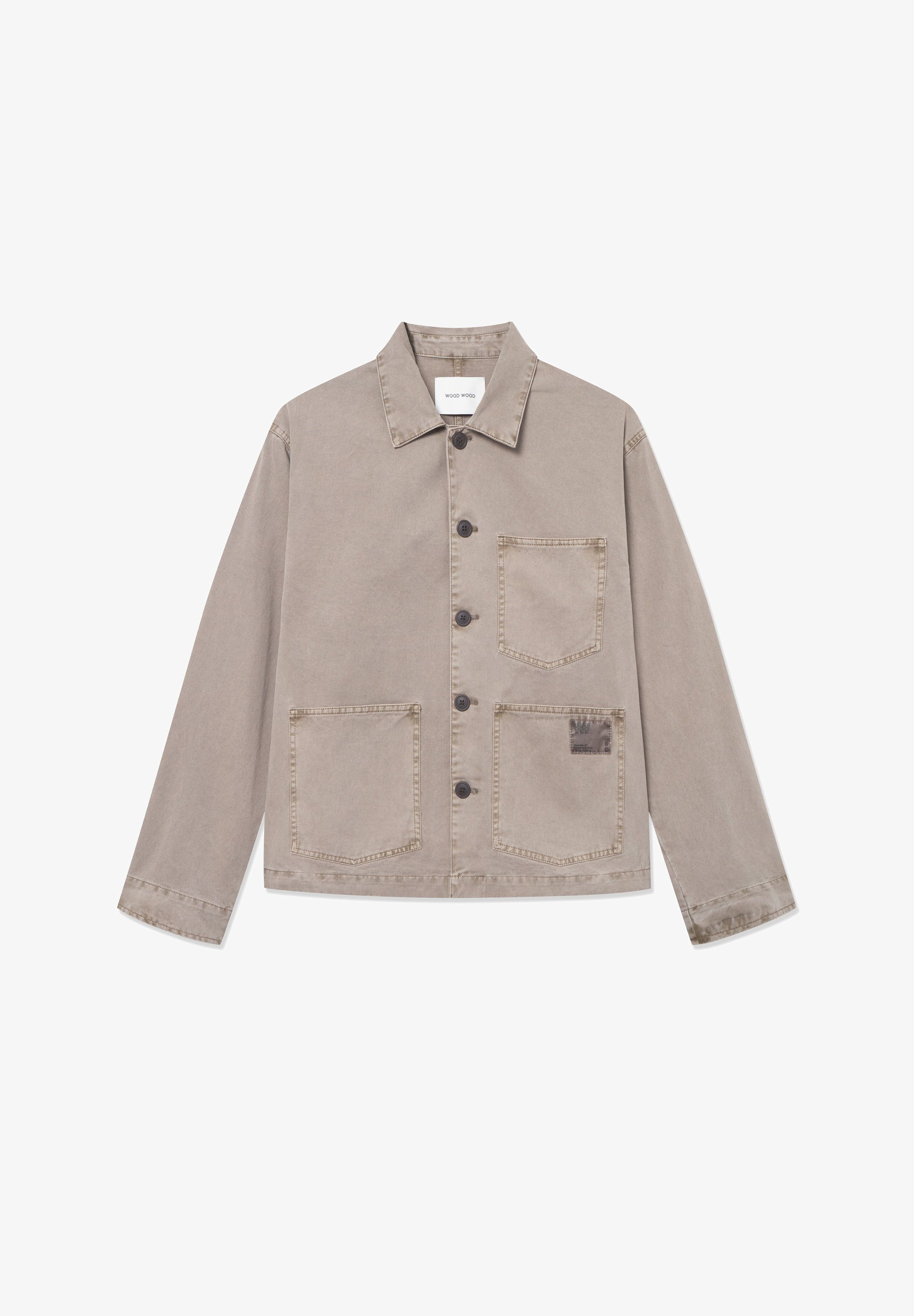WOOD WOOD WWSTEFAN WORKWEAR - Giacca di jeans - fallen rock