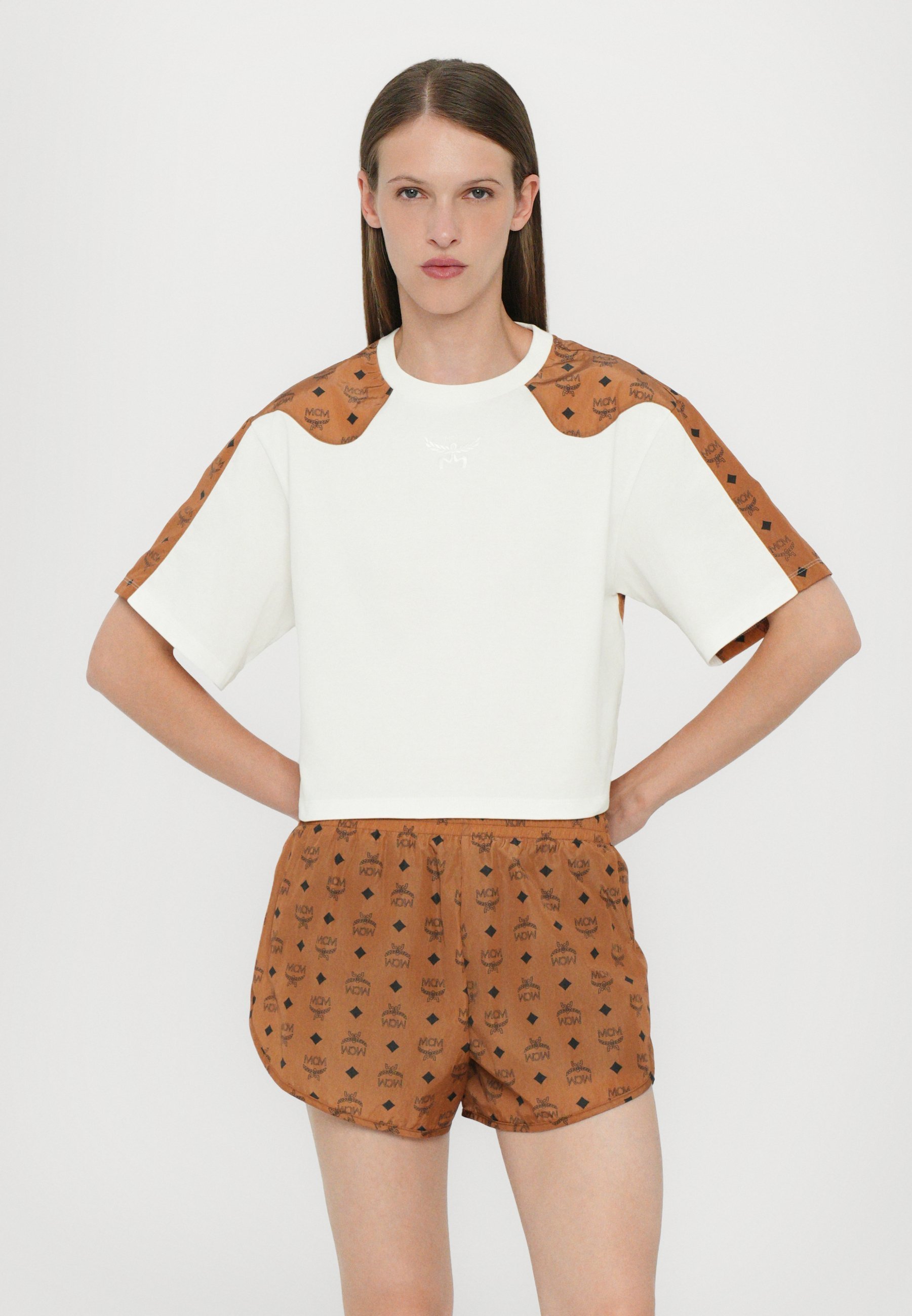 T-shirt MCM Print - bianca