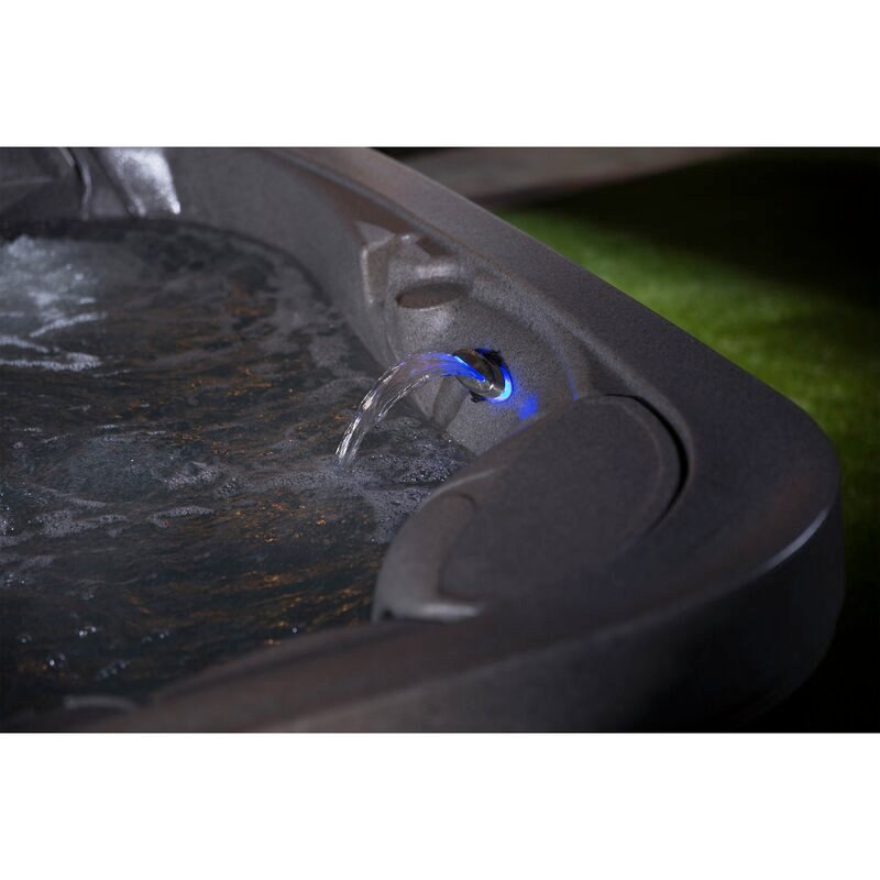 Aquarest-kylpylät, Jacuzzi®-pumpuilla, 6 hengelle, 45 hengelle, neliönmuotoinen, plug and play -poreamme otsonaattorilla