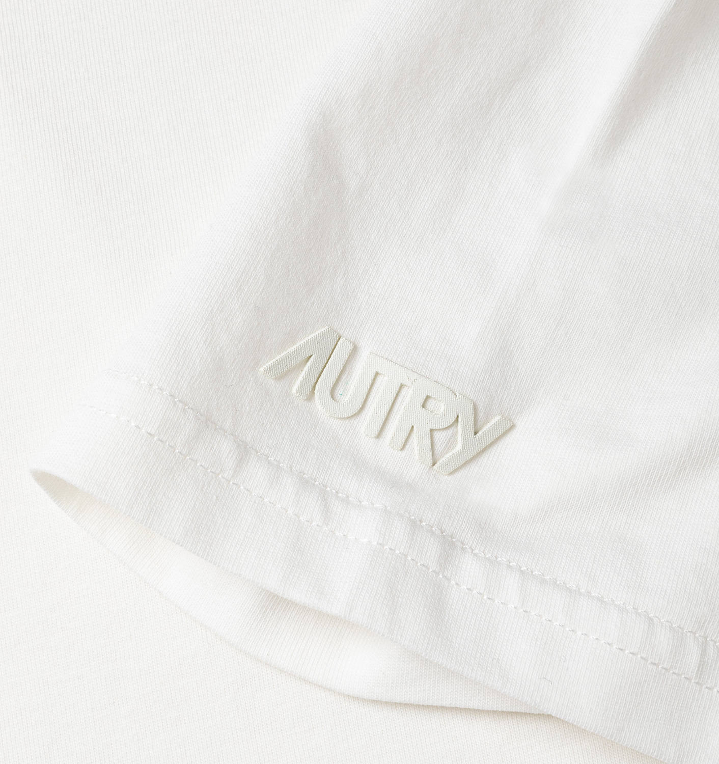 TRICOU ALB DIN JERSEY DE BUMBAC