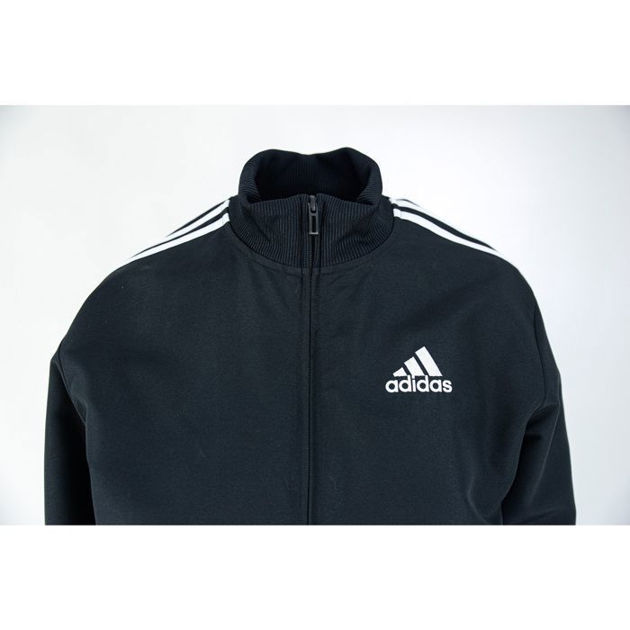 Tuta Adidas da uomo Aeroready Essentials Regular-Fit con 3 strisce, colore nero.