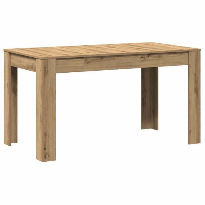 Mesa de cozinha minimalista marrom 