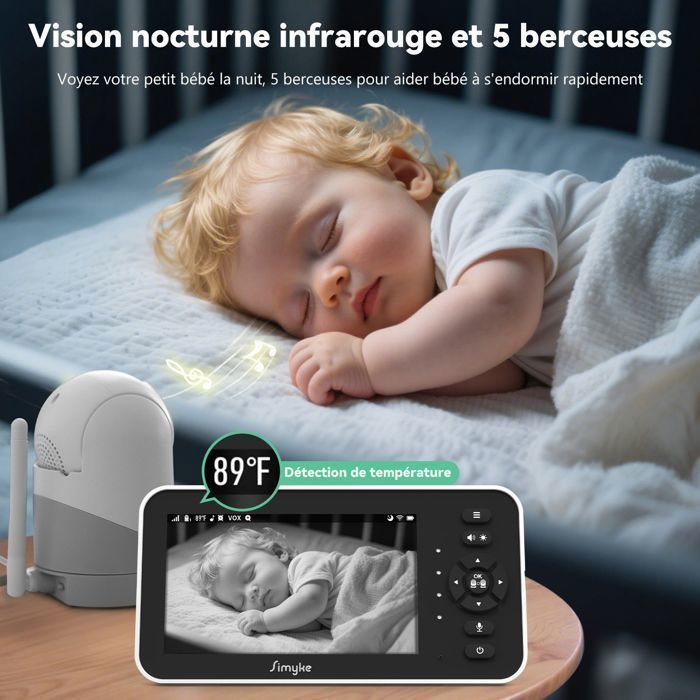 Simyke Baby Monitor 330° - 5