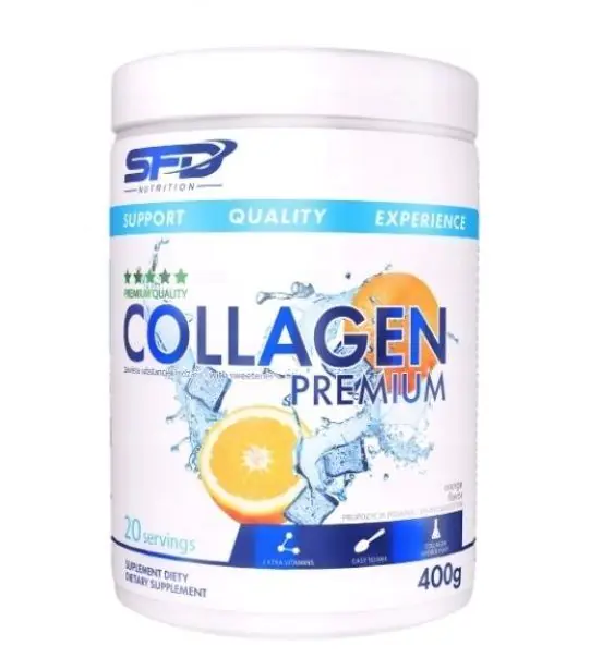 SFD Collagen Premium, Smak pomarańczowy, Proszek do rozpuszczania