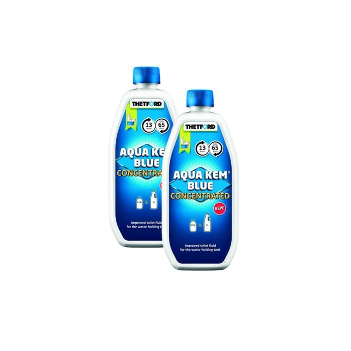 Paquete concentrado azul Aqua-Kem de THETFORD para inodoro portátil de camping