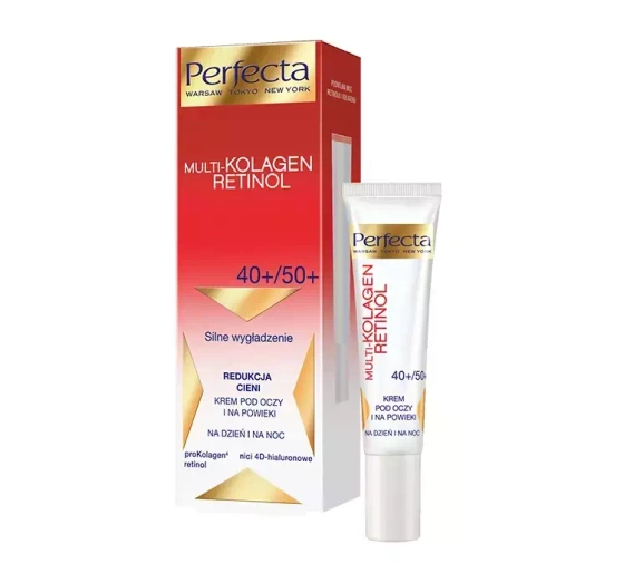 Perfecta Multi-Kolagen Retinol krem pod oczy i na powieki 40 /50  15ml