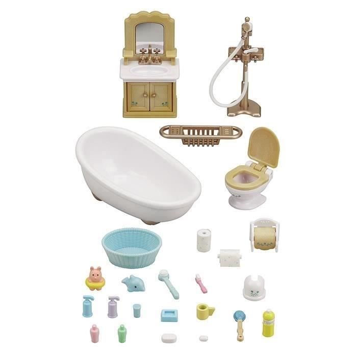 SYLVANIAN FAMILIES - 5286 - The Bathroom Set - The Village