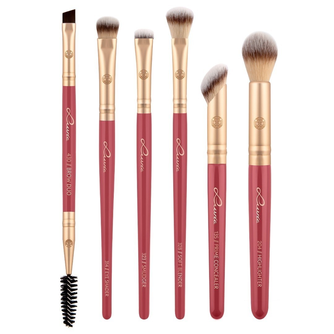 Luvia Anniversary Brush Set veganskih četkica za šminkanje - 1 komad
