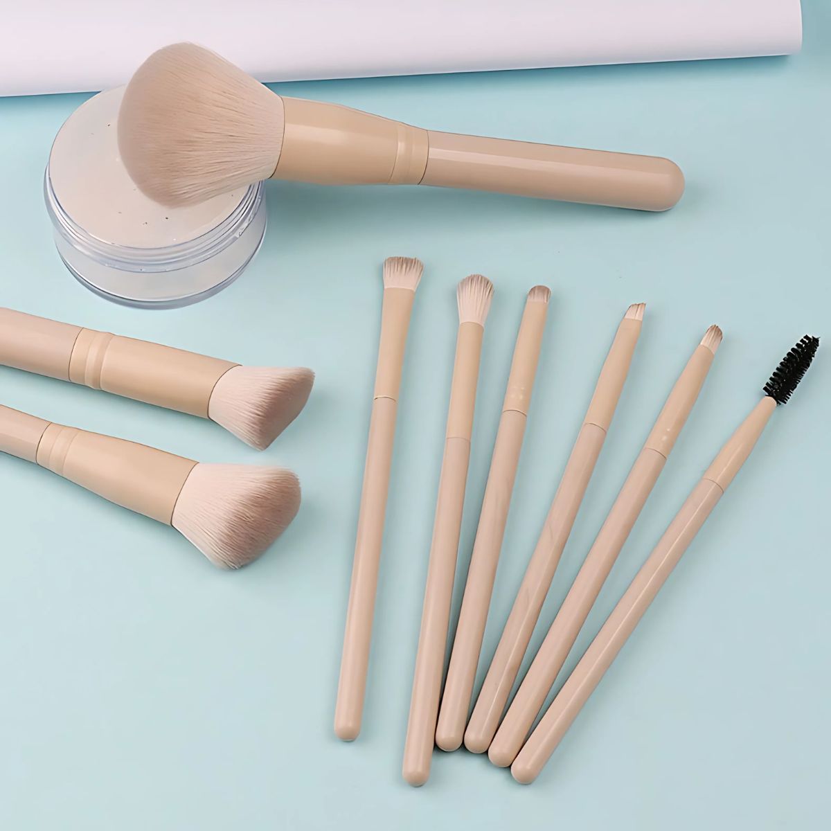 Technique Pro set kistova za šminkanje - badem boje - bež