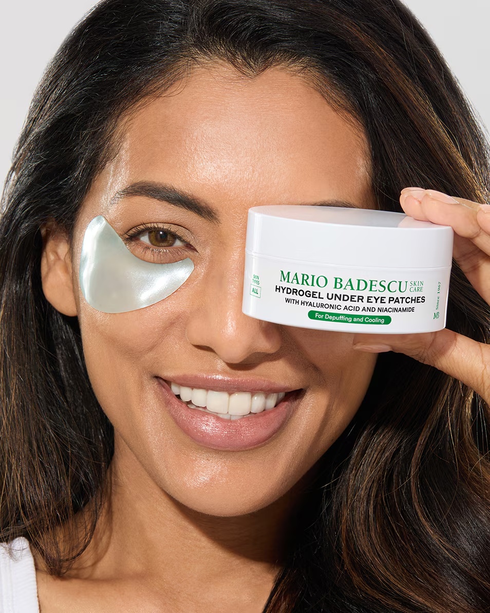 Επιθέματα ματιών υδρογέλης MARIO BADESCU EYES με υαλουρονικό οξύ και νιασιναμίδη