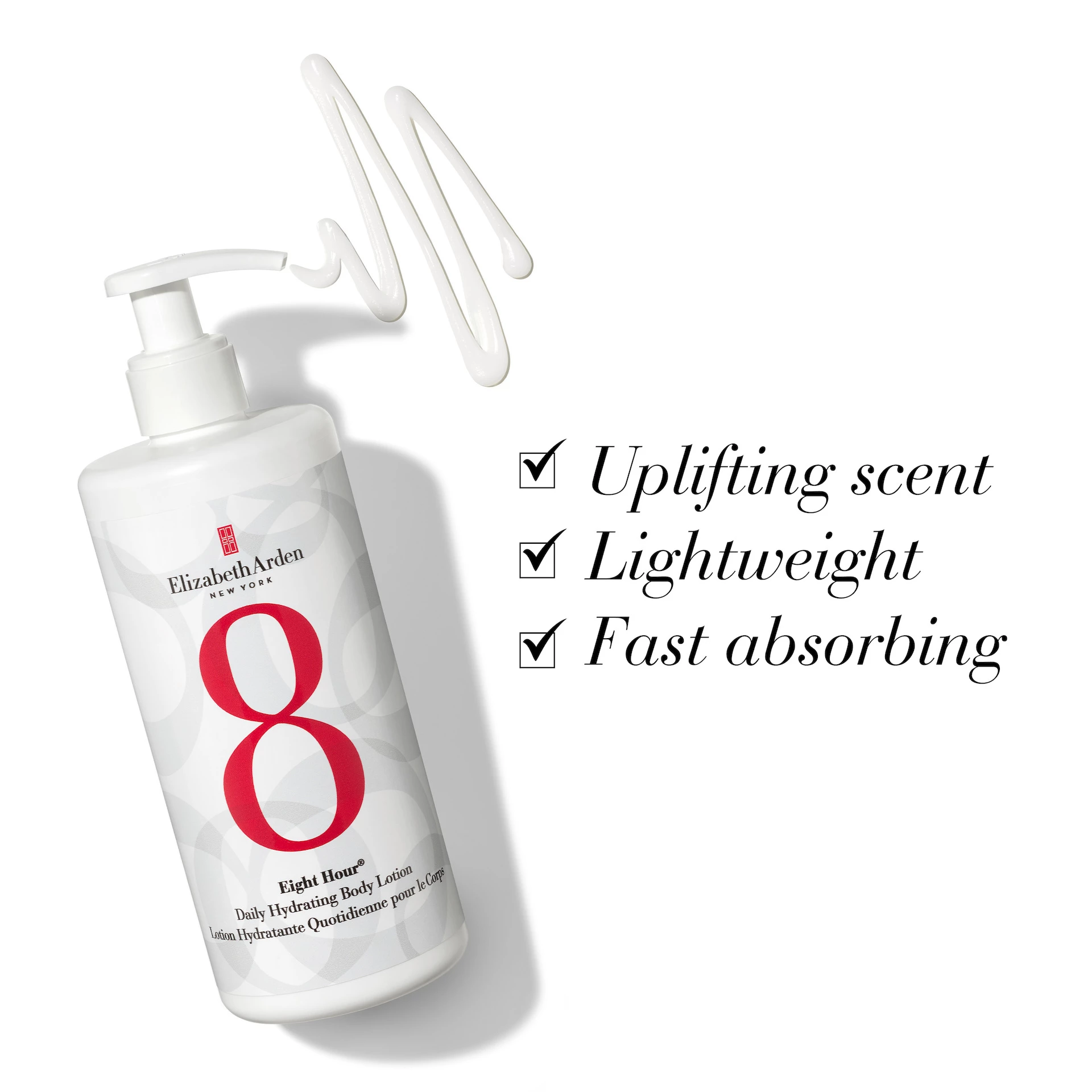 Nyolcórás krém 8 órás napi hidratáló testápoló 380 ml - Elizabeth Arden