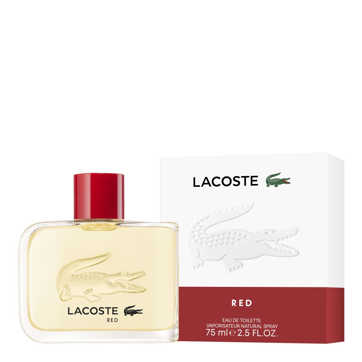 Lacoste Eau de Toilette pour Homme 75 ml Rouge