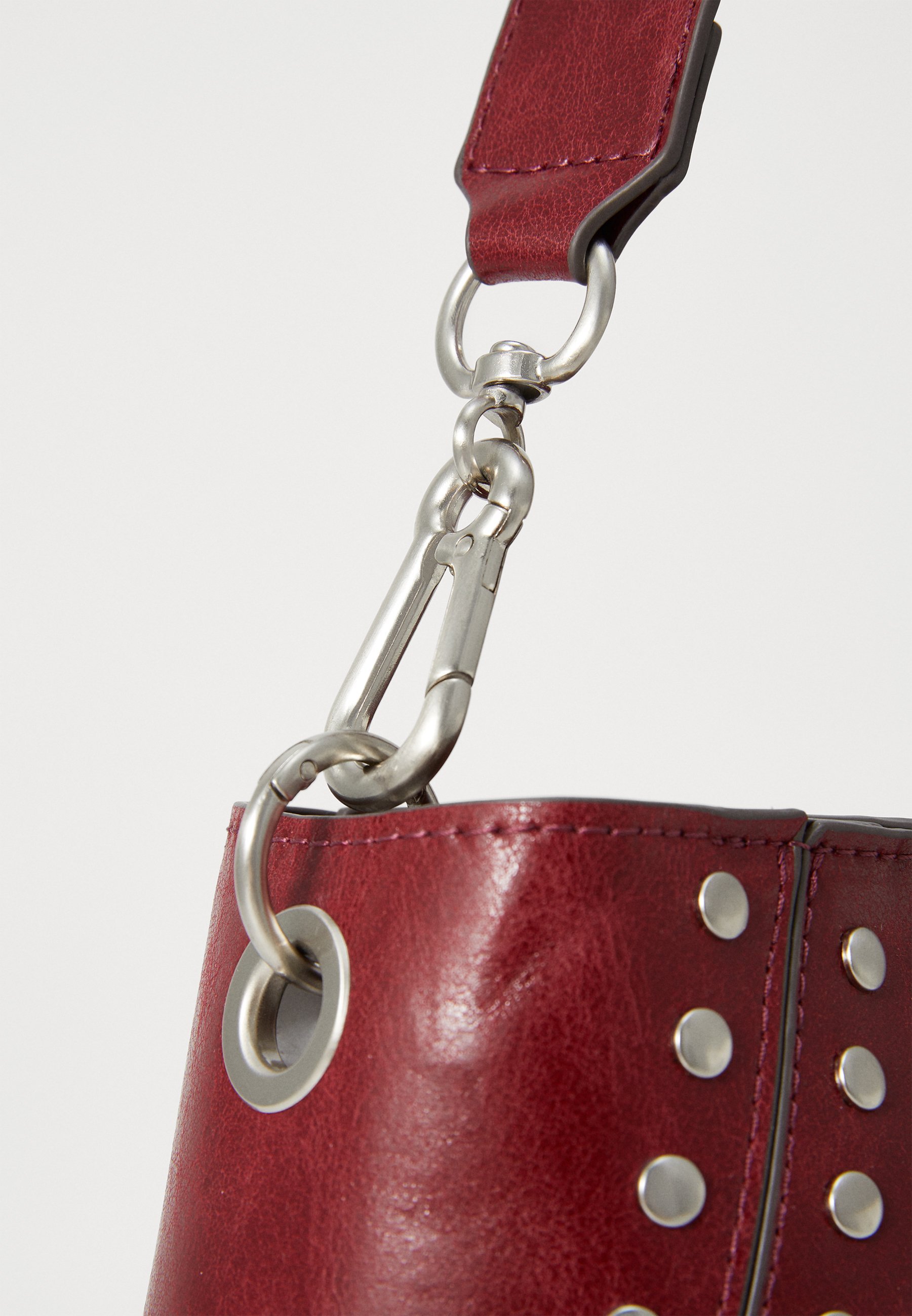 PARFOIS BURGUNDY M - Geantă crossbody - vișiniu