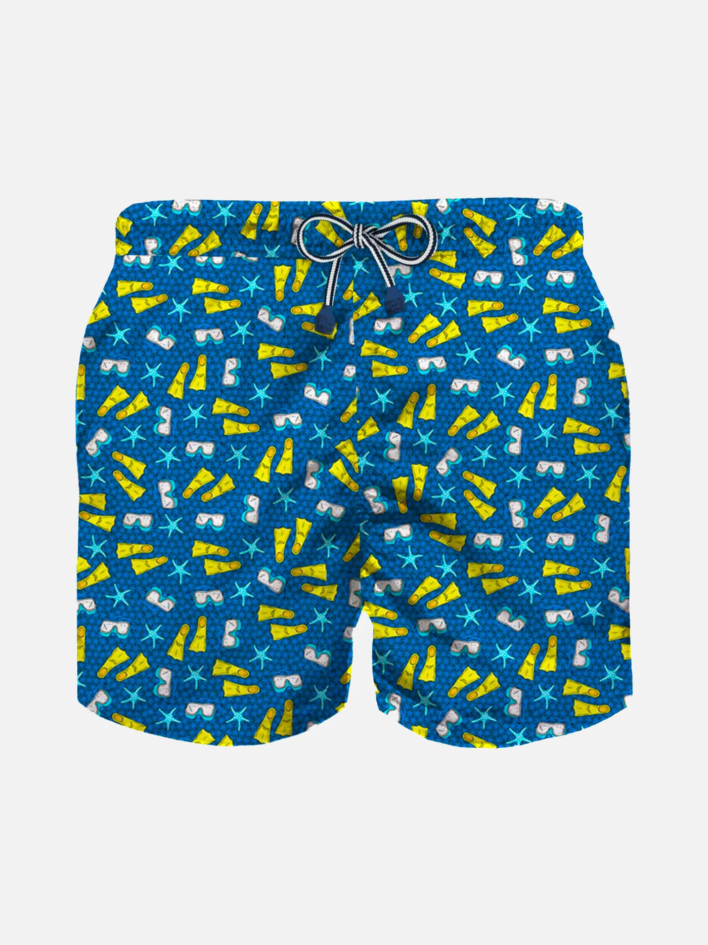 Kinderzwempak van lichtgewicht stof met snorkelprint