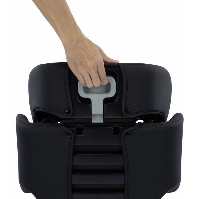 Seggiolino auto BEBECONFORT Hera i-Safe i-Size Booster, con cintura di sicurezza, Gruppo 2/3, da 3,5 a 12 anni, Disney Stitch