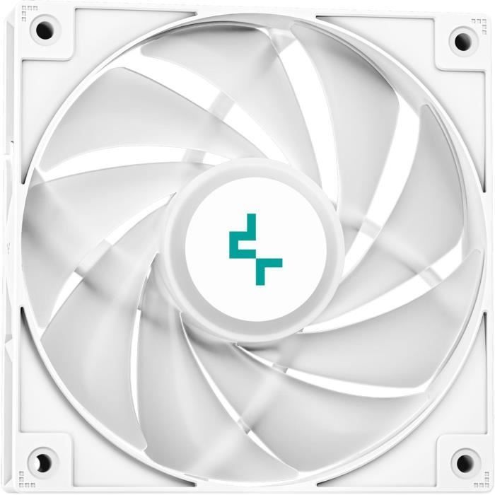 DEEPCOOL - LE720 - Watercooling AIO - Ventilateurs 120mm - Éclairage ARGB blanc Intel AMD - Blanc