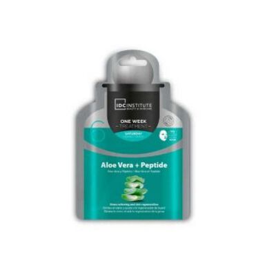 IDC Institute forfriskende ansiktsmaske med aloe vera-peptid, 1 enhet.