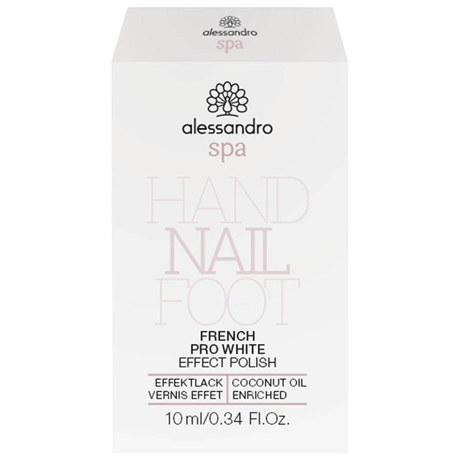 Alessandro Nail Design NailSpa French Pro bijeli lak za nokte - 10 ml