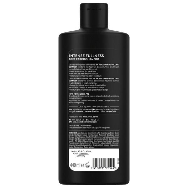 Syoss šampon za intenzivno polnost<br>440ml