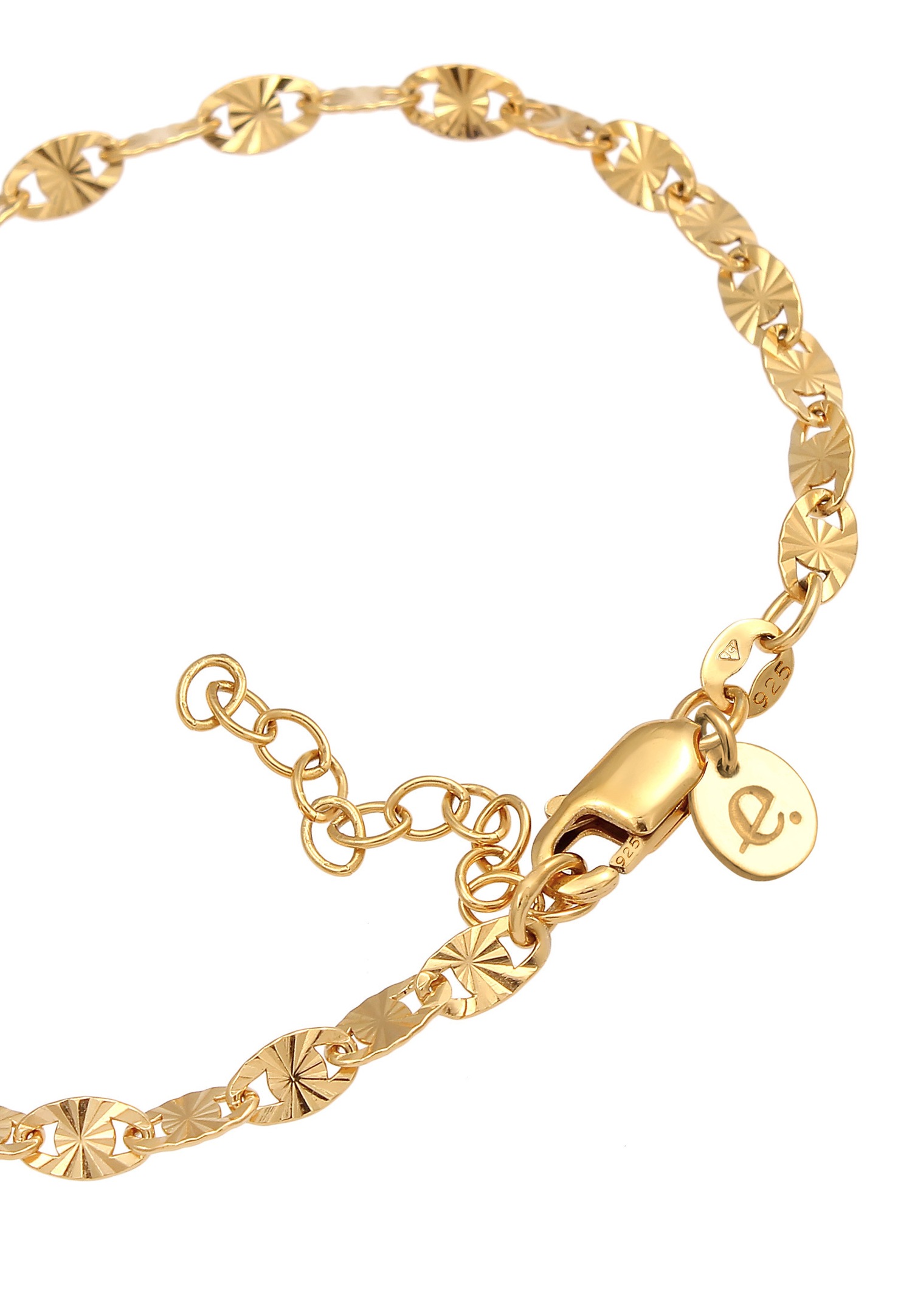 Elli PREMIUM Design d'étoile des liens féminins en 925/1000 argent massif
