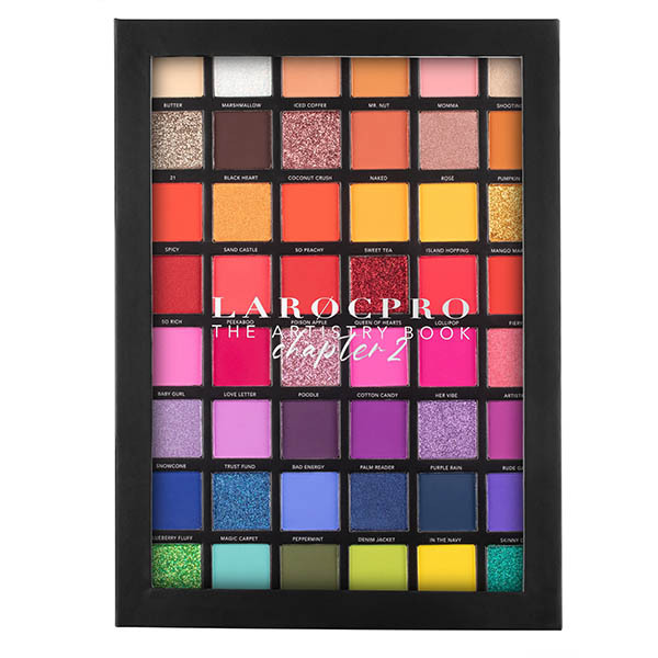 LaRoc Pro The Artistry Book 2. fejezet 48 színű szemhéjfesték