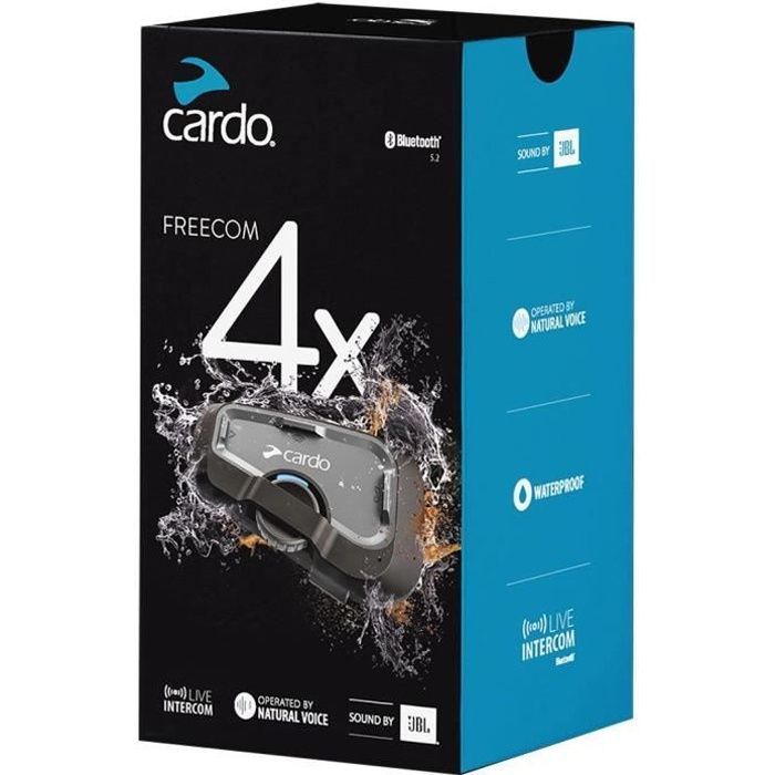 CARDO - Intercomunicador para motocicleta - FREECOM4 X SOLO